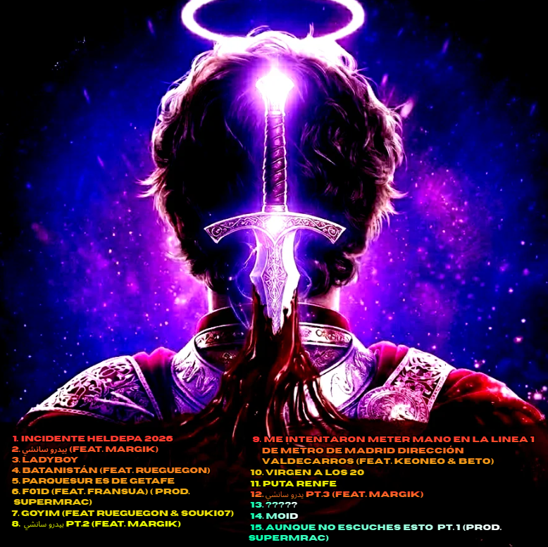 Contraportada de SCORTUM con tracklist